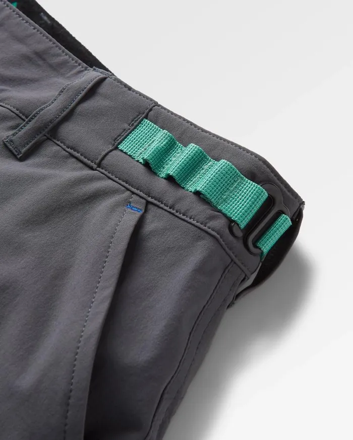 Women Bottoms Passenger 365 Trail Roll Up Short Charcoal Charcoal