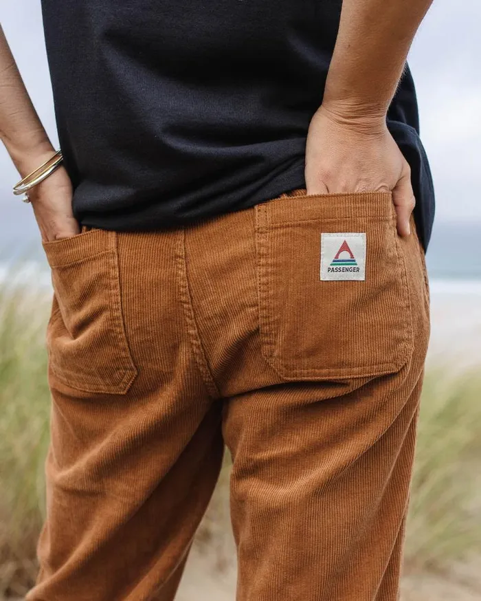 Women Bottoms Passenger Compass Recycled Corduroy Trouser Coconut Coconut