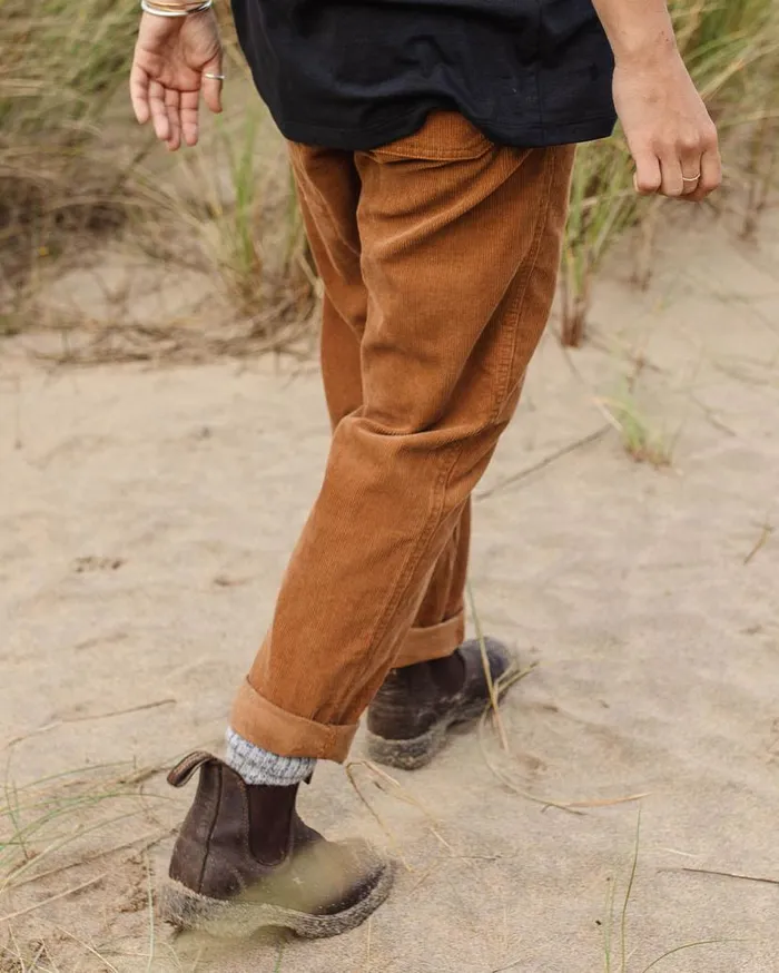 Women Bottoms Passenger Compass Recycled Corduroy Trouser Coconut Coconut