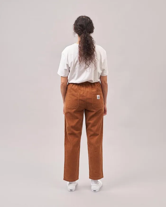 Women Bottoms Passenger Compass Recycled Corduroy Trouser Coconut Coconut