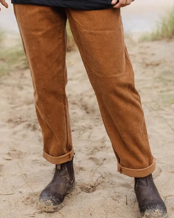 Women Bottoms Passenger Compass Recycled Corduroy Trouser Coconut Coconut