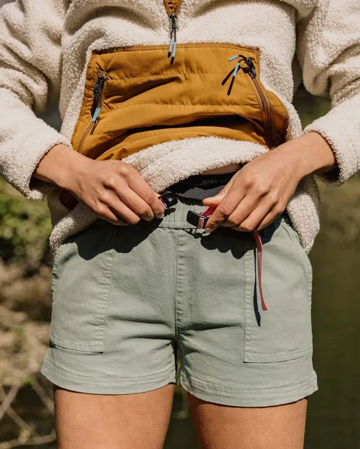 Women Bottoms Passenger Del Sur Organic Cotton Short Pistachio Pistachio