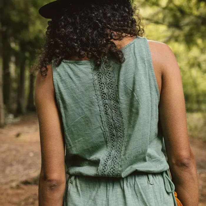 Women Bottoms Passenger Eva Recycled Cotton Jumpsuit Dark Ivy Dark Ivy