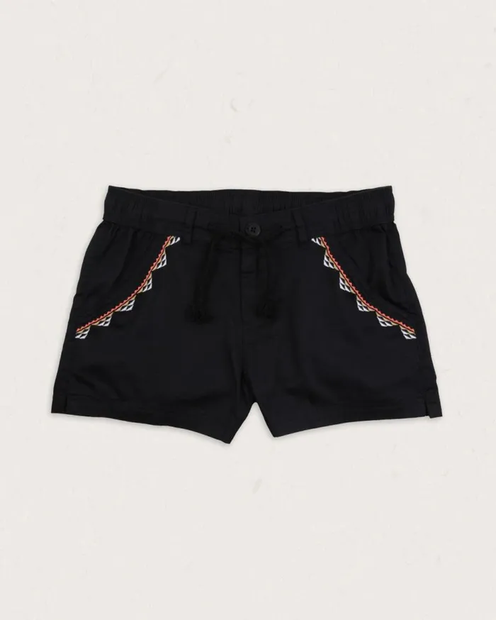 Women Bottoms Passenger Freedom Organic Cotton Short True Black True Black