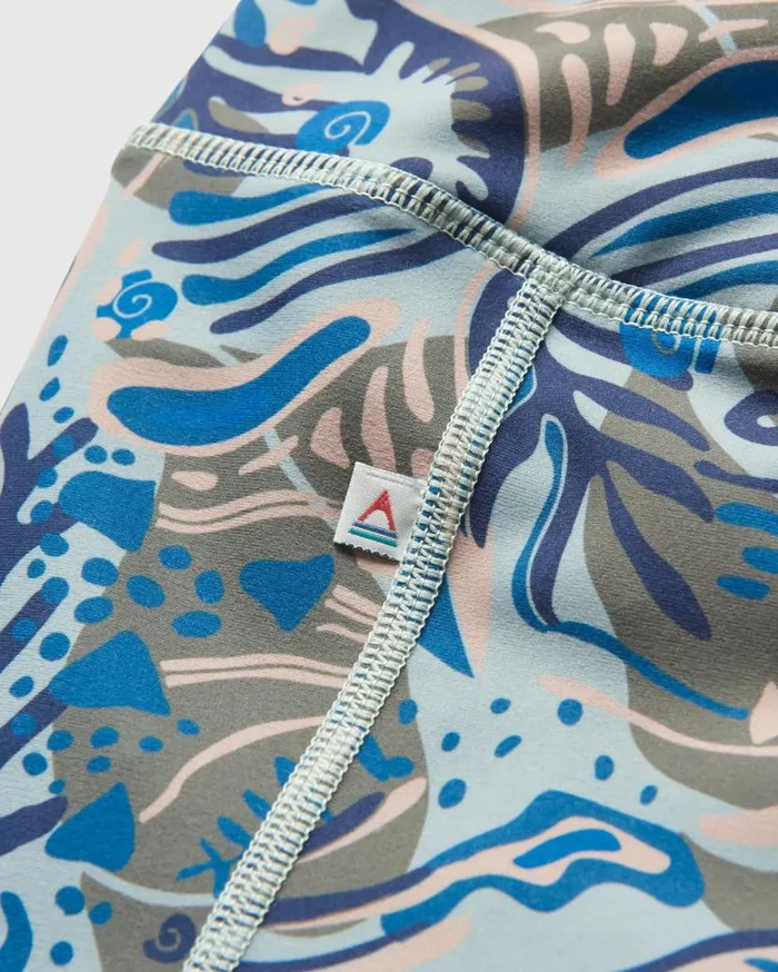 Women Bottoms Passenger Mantra Recycled Leggings Abstract Seaweed Pistachio Abstract Seaweed Pistachio