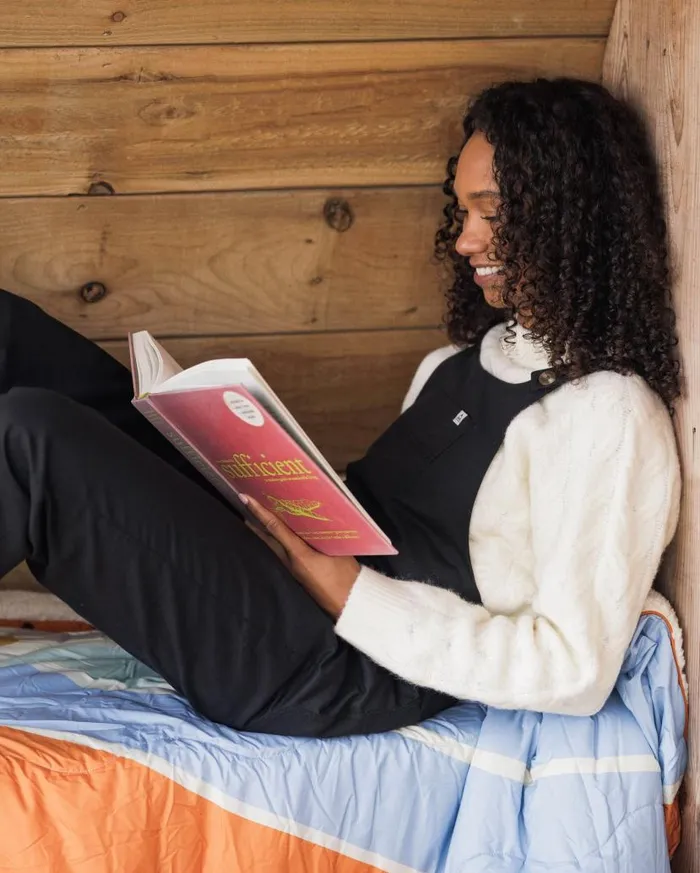 Women Bottoms Passenger Meadows Organic Cotton Dungarees Black Black