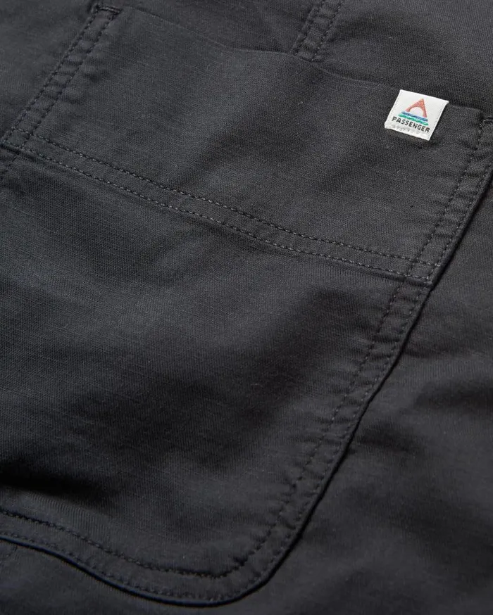Women Bottoms Passenger Meadows Organic Cotton Dungarees Black Black