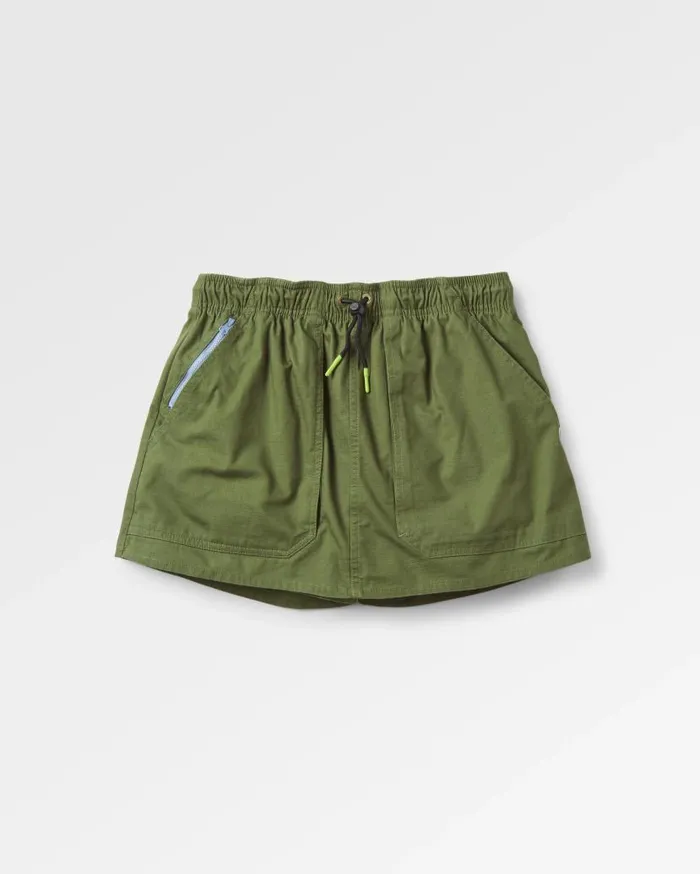 Women Bottoms Passenger Wonderland Organic Cotton Skort Khaki Khaki