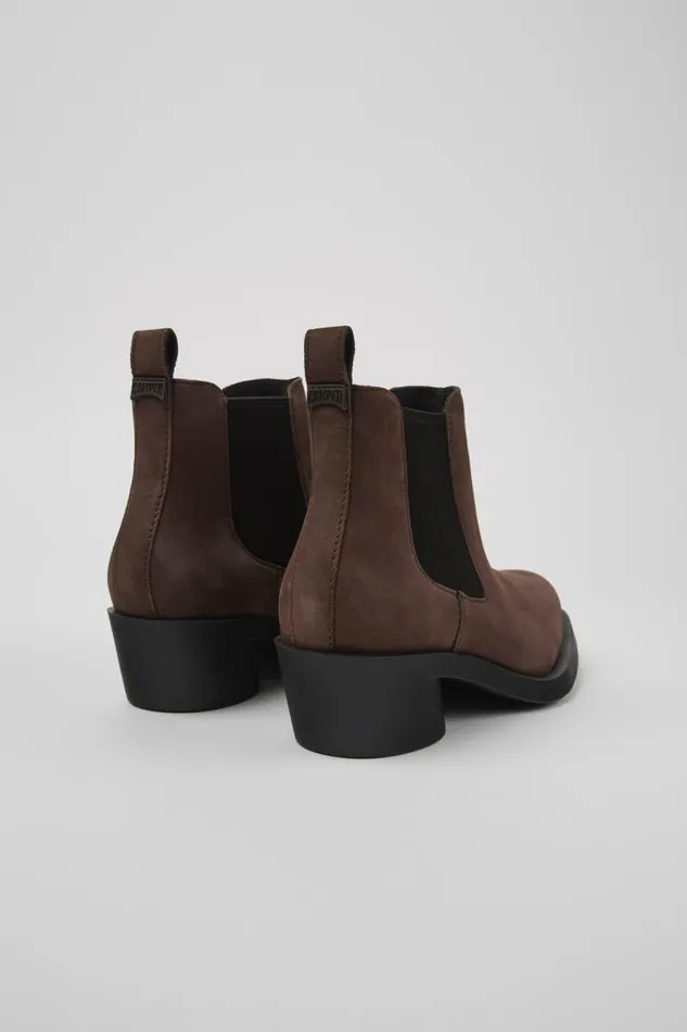Women Camper Ankle Boots Bonnie Brown Nubuck Ankle Boots Women Camper Ankle Boots Bonnie Brown Nubuck Ankle Boots