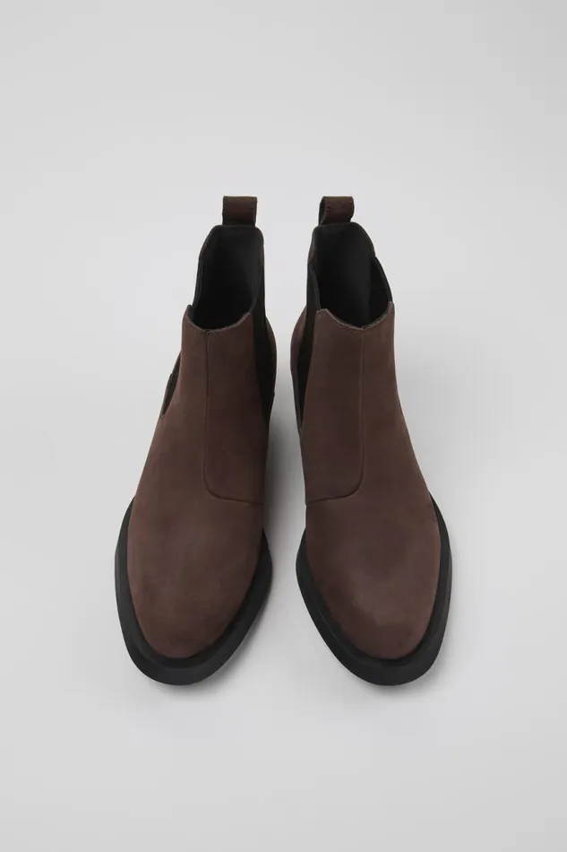 Women Camper Ankle Boots Bonnie Brown Nubuck Ankle Boots Women Camper Ankle Boots Bonnie Brown Nubuck Ankle Boots