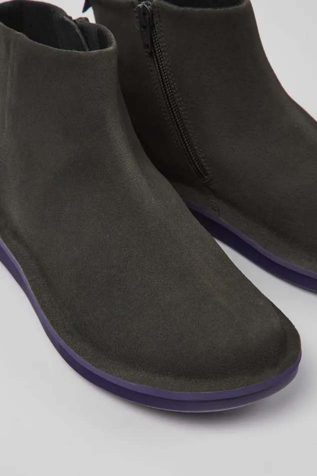 Women Camper Ankle Boots Ergo Gray Ankle Boots