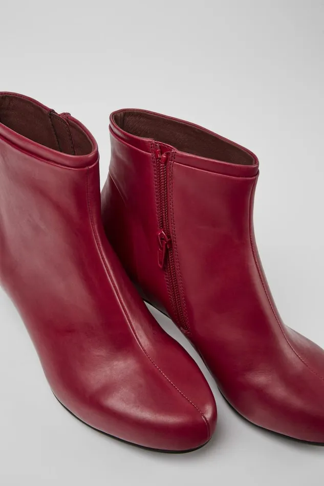 Women Camper Ankle Boots Helena Red Ankle Boots