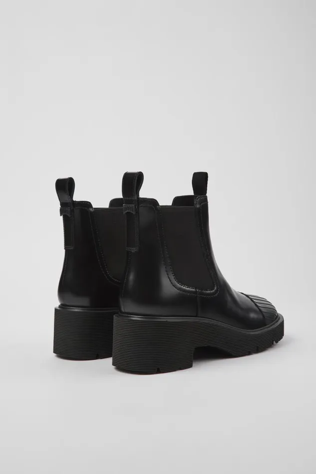 Women Camper Ankle Boots Milah Black Leather Chelsea Boots Women Camper Ankle Boots Milah Black Leather Chelsea Boots