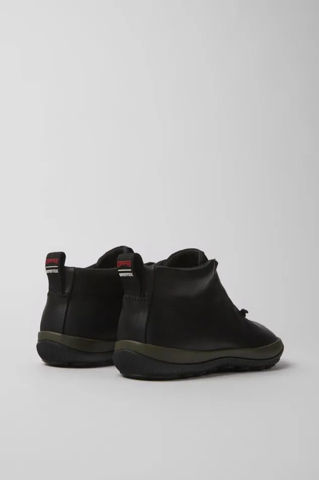 Women Camper Ankle Boots Peu Pista GORETEX Black Leather Sneakers Women Camper Ankle Boots Peu Pista GORETEX Black Leather Sneakers