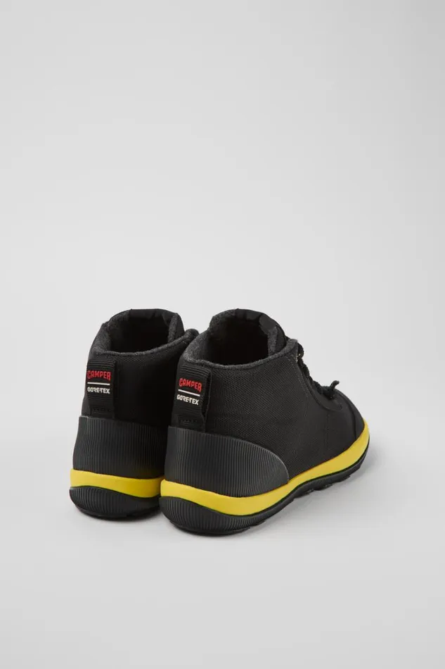 Women Camper Ankle Boots Peu Pista GORETEX Black Textile Ankle Boots Women Camper Ankle Boots Peu Pista GORETEX Black Textile Ankle Boots