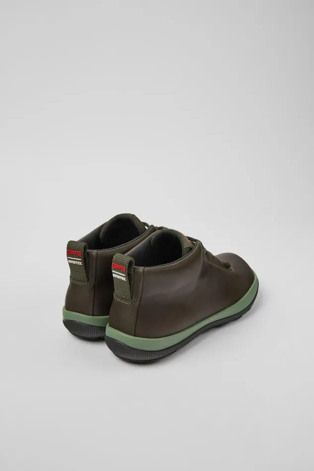 Women Camper Ankle Boots Peu Pista GORETEX Green Leather Sneakers Women Camper Ankle Boots Peu Pista GORETEX Green Leather Sneakers