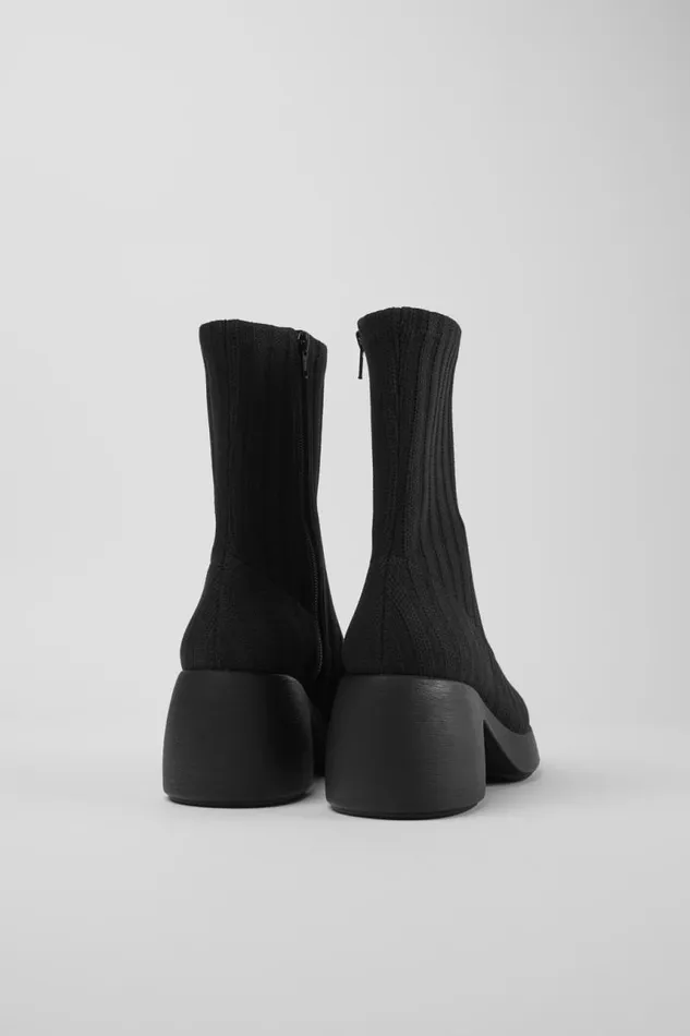 Women Camper Ankle Boots Thelma TENCEL Black TENCEL Lyocell Boots Women Camper Ankle Boots Thelma TENCEL Black TENCEL Lyocell Boots
