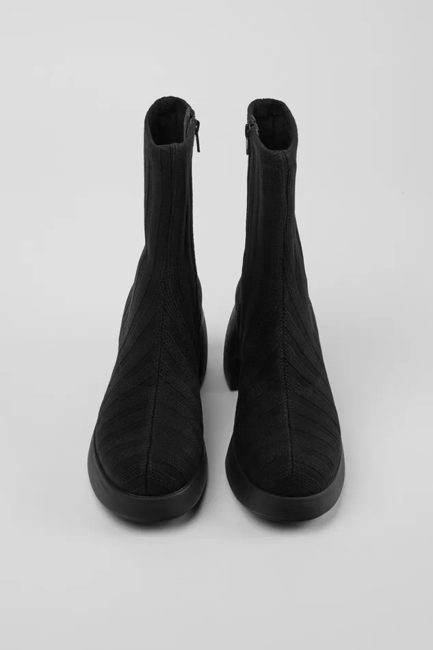 Women Camper Ankle Boots Thelma TENCEL Black TENCEL Lyocell Boots Women Camper Ankle Boots Thelma TENCEL Black TENCEL Lyocell Boots