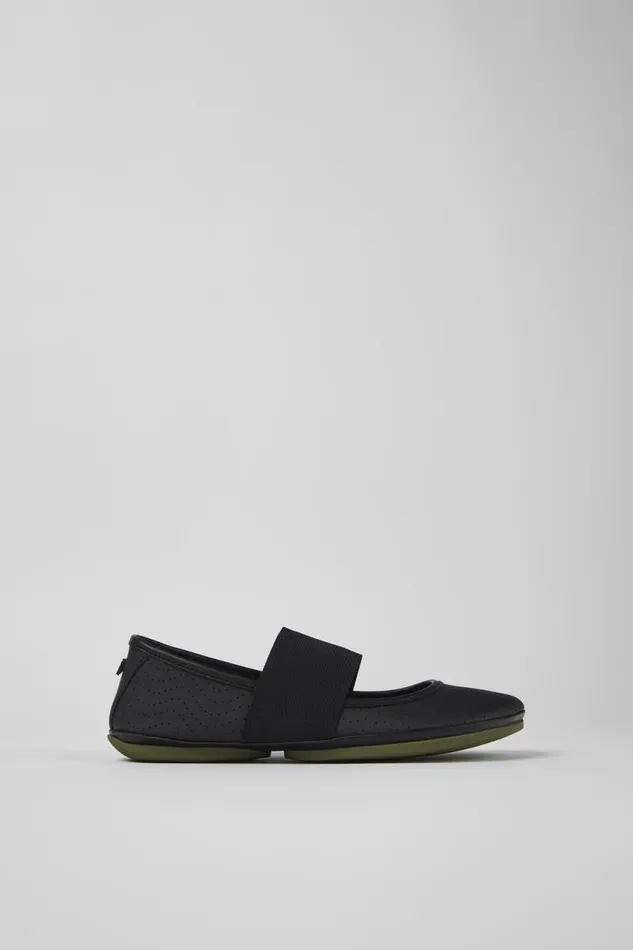 Women Camper Ballerinas Right Black Leather Mary Jane Women Camper Ballerinas Right Black Leather Mary Jane