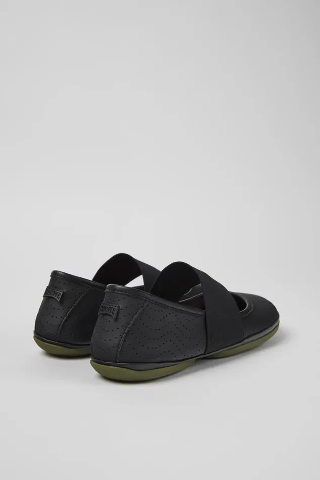 Women Camper Ballerinas Right Black Leather Mary Jane Women Camper Ballerinas Right Black Leather Mary Jane