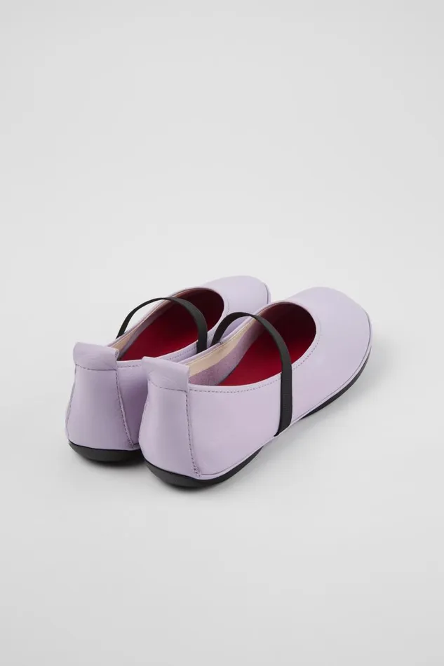 Women Camper Ballerinas Right Purple Leather Mary Jane Women Camper Ballerinas Right Purple Leather Mary Jane