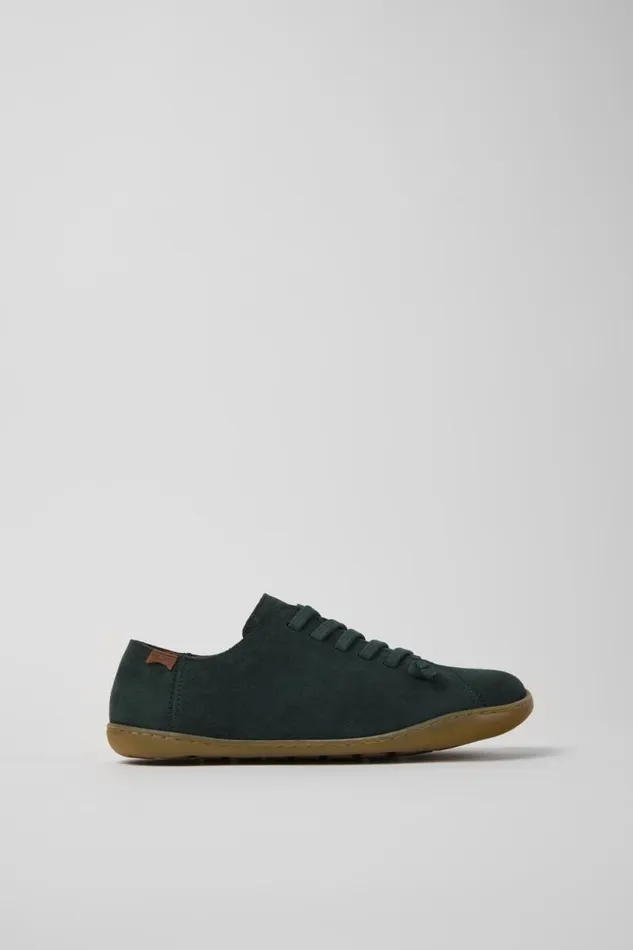 Women Camper Casual Shoes Peu Green Nubuck Shoes Women Camper Casual Shoes Peu Green Nubuck Shoes