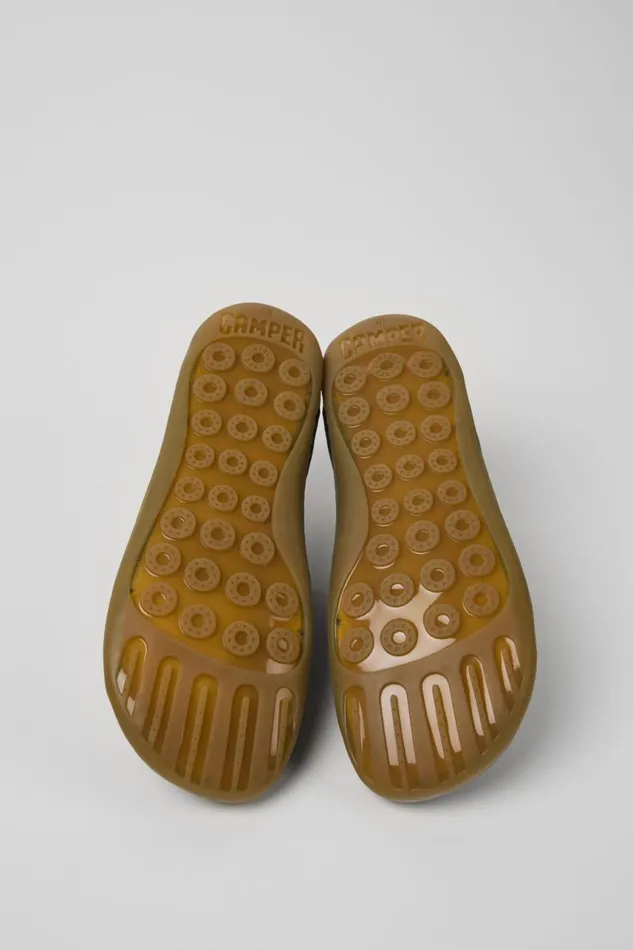 Women Camper Casual Shoes Peu Green Nubuck Shoes Women Camper Casual Shoes Peu Green Nubuck Shoes