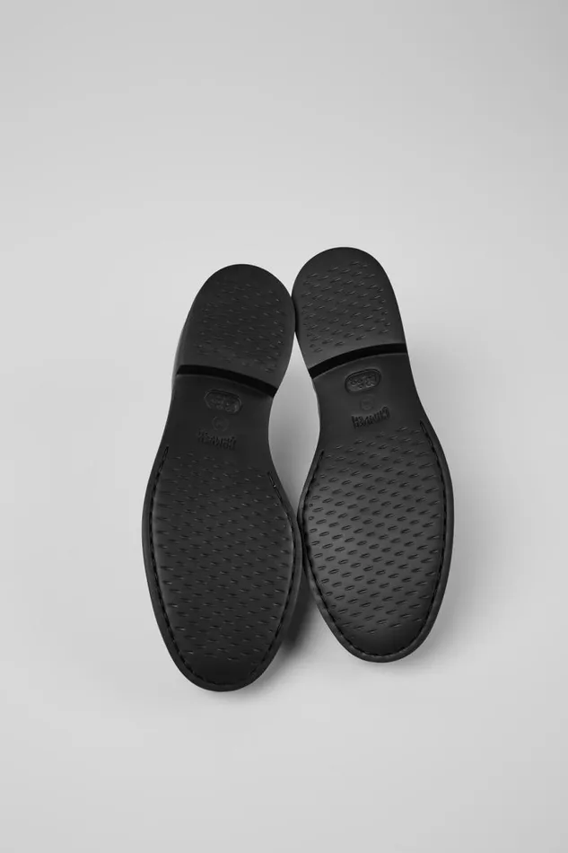 Women Camper Flat Shoes Iman Black Leather Shoes Women Camper Flat Shoes Iman Black Leather Shoes