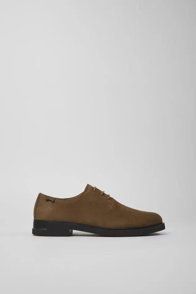 Women Camper Flat Shoes Iman Brown Nubuck Shoes Women Camper Flat Shoes Iman Brown Nubuck Shoes