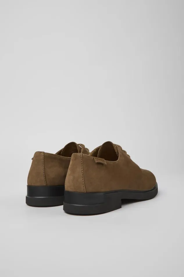 Women Camper Flat Shoes Iman Brown Nubuck Shoes Women Camper Flat Shoes Iman Brown Nubuck Shoes