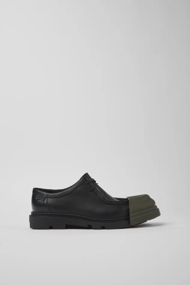 Women Camper Formal Shoes Junction Black Responsibly Raised Leather Shoes Women Camper Formal Shoes Junction Black Responsibly Raised Leather Shoes