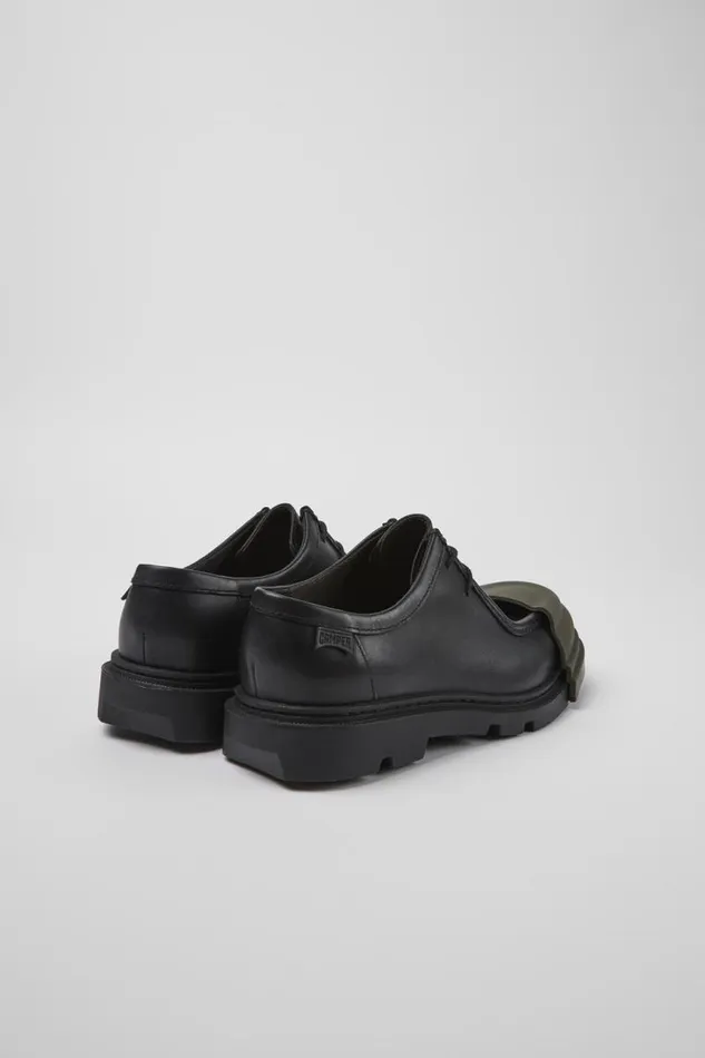 Women Camper Formal Shoes Junction Black Responsibly Raised Leather Shoes Women Camper Formal Shoes Junction Black Responsibly Raised Leather Shoes
