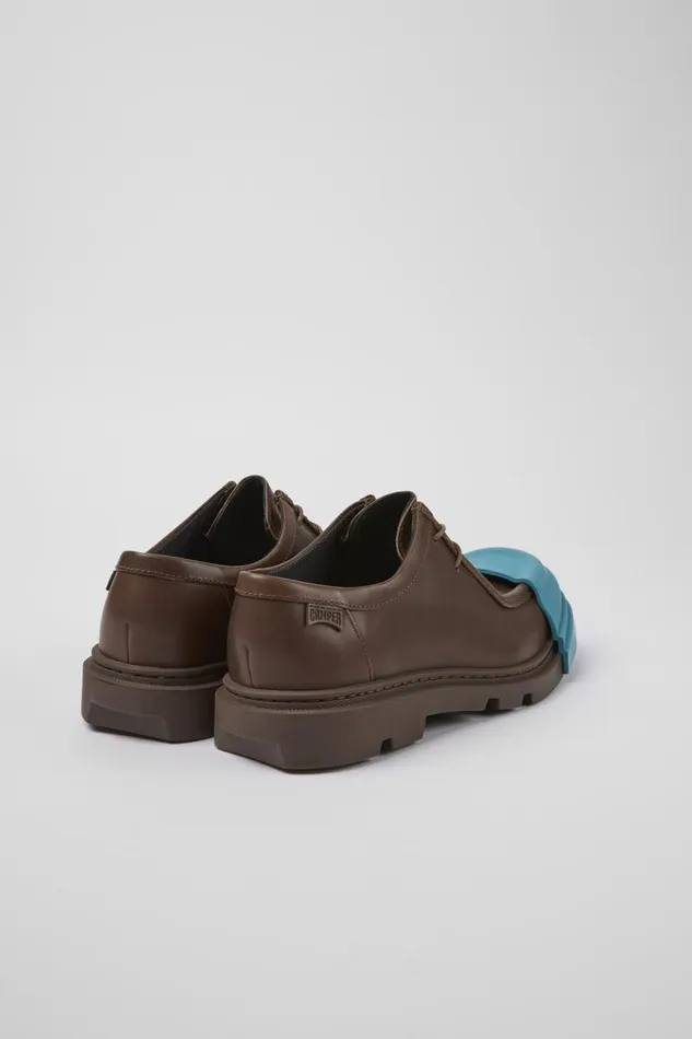 Women Camper Formal Shoes Junction Brown Responsibly Raised Leather Shoes Women Camper Formal Shoes Junction Brown Responsibly Raised Leather Shoes