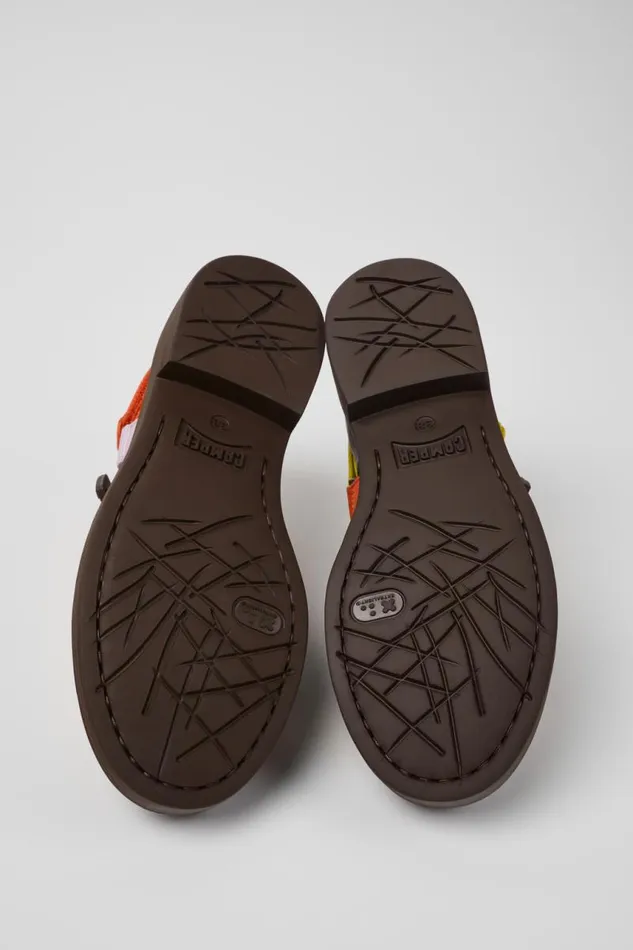 Women Camper Formal Shoes Twins Multicolored Leather And Textile Shoes Women Camper Formal Shoes Twins Multicolored Leather And Textile Shoes