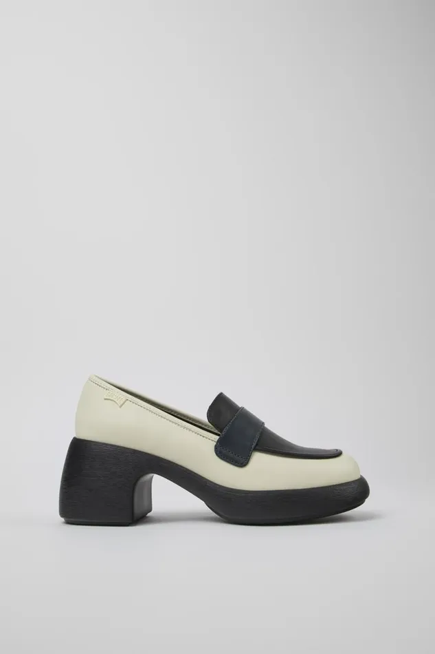 Women Camper Formal Shoes Twins Multicolored Leather Loafers Women Camper Formal Shoes Twins Multicolored Leather Loafers