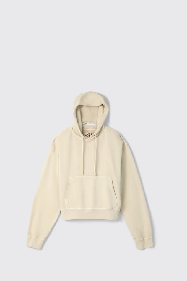 Women Camper Jersey Hoodie Beige Organic Cotton Hoodie Women Camper Jersey Hoodie Beige Organic Cotton Hoodie