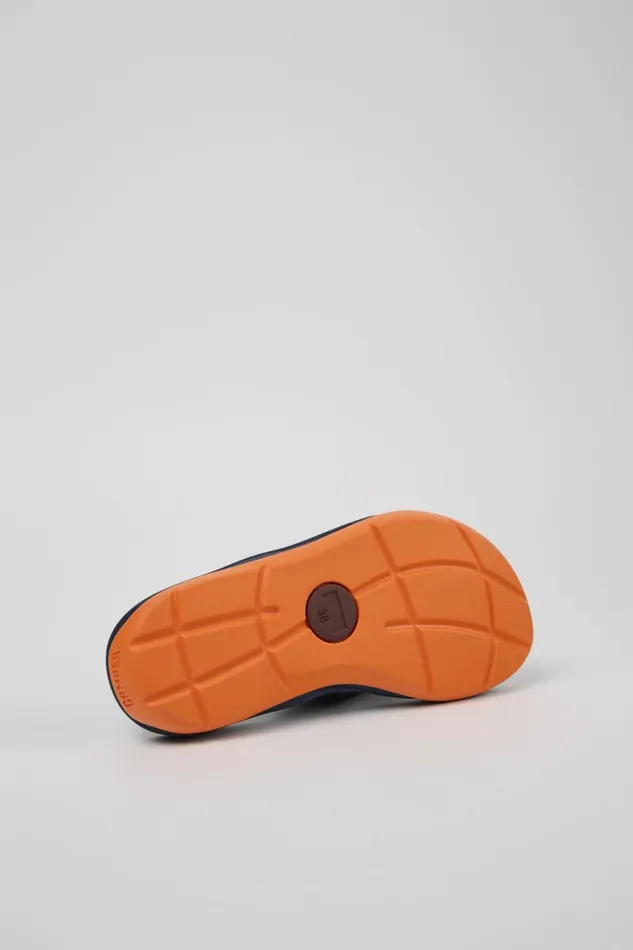 Women Camper Non Leather Shoes Camper X INEOS Britannia Blue Textile FlipFlops Women Camper Non Leather Shoes Camper X INEOS Britannia Blue Textile FlipFlops