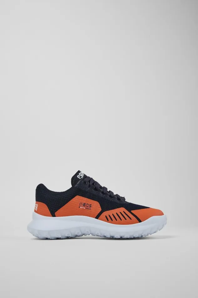 Women Camper Sneakers Camper X INEOS Britannia Blue And Orange Textile Sneakers Women Camper Sneakers Camper X INEOS Britannia Blue And Orange Textile Sneakers