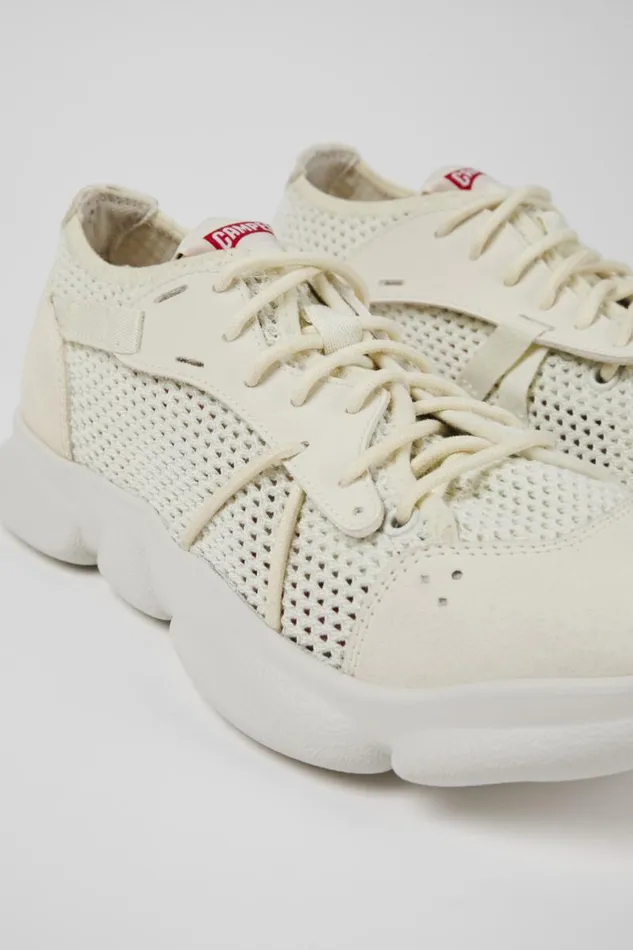 Women Camper Sneakers Karst White TENCEL and MIRIUM Sneaker
