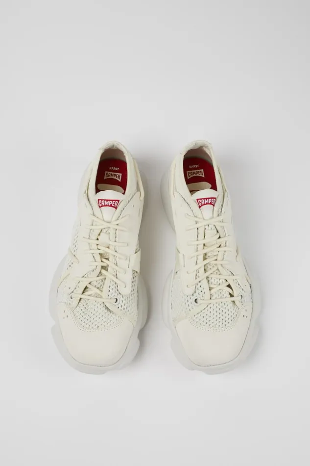 Women Camper Sneakers Karst White TENCEL and MIRIUM Sneaker Women Camper Sneakers Karst White TENCEL and MIRIUM Sneaker