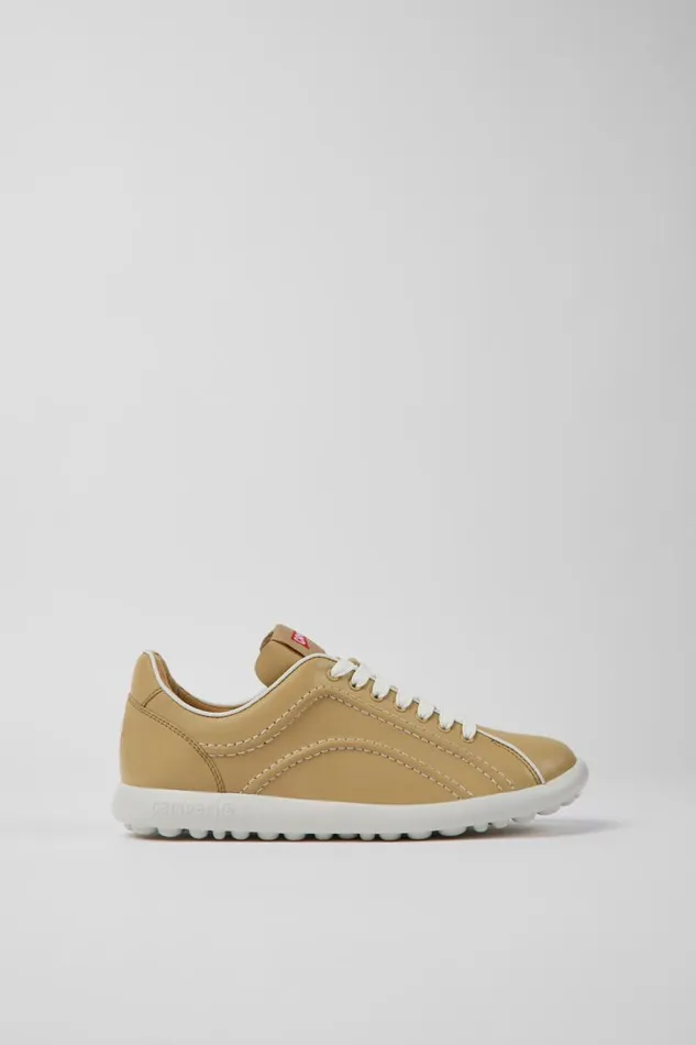 Women Camper Sneakers Pelotas XLite Beige Leather Sneakers Women Camper Sneakers Pelotas XLite Beige Leather Sneakers