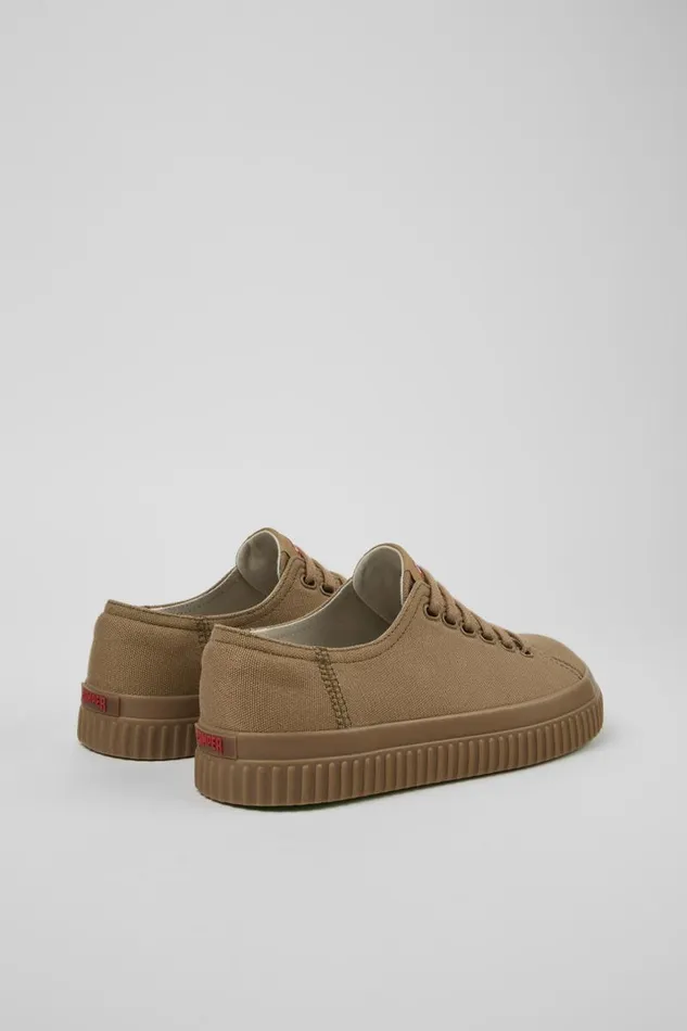 Women Camper Sneakers Peu Roda Brown Textile Shoes Women Camper Sneakers Peu Roda Brown Textile Shoes