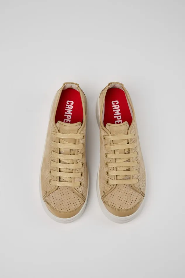 Women Camper Sneakers Runner Beige NubuckLeather Sneaker Women Camper Sneakers Runner Beige NubuckLeather Sneaker