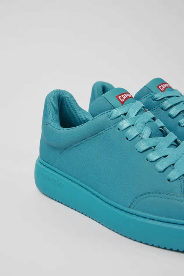 Women Camper Sneakers Runner K21 Blue Leather Sneakers
