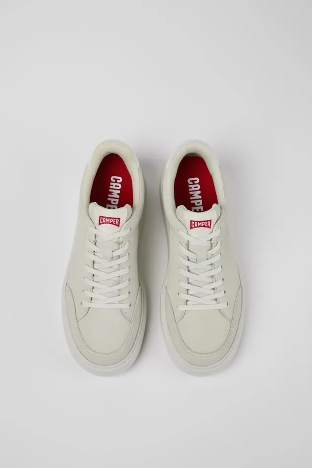Women Camper Sneakers Runner K21 White Leather Shoe Women Camper Sneakers Runner K21 White Leather Shoe