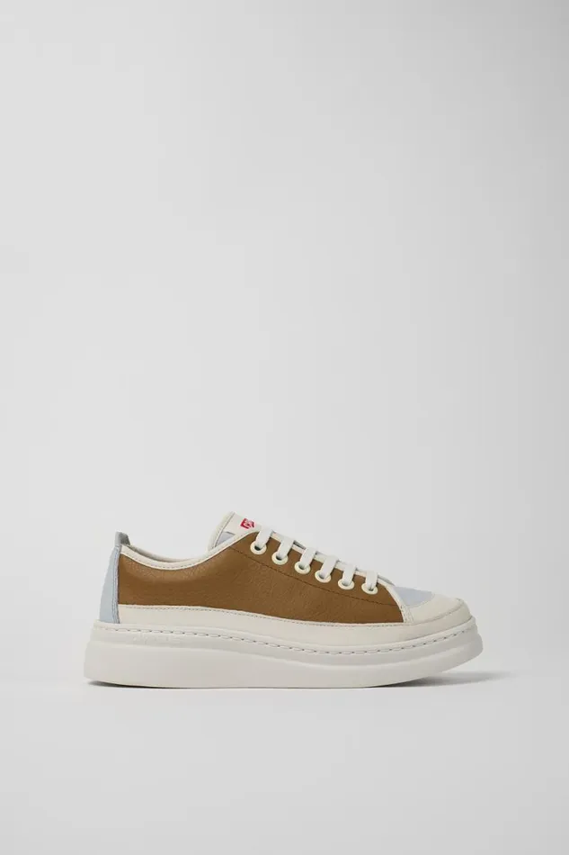 Women Camper Sneakers Twins Multicolored Leather Sneaker