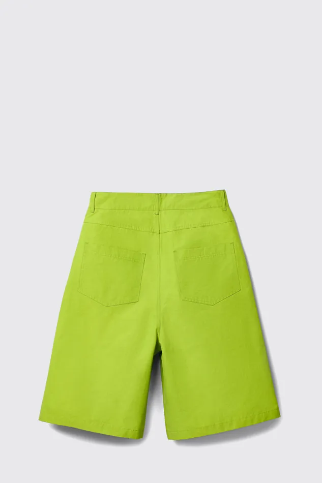 Women Camper TrousersandShorts Tech Shorts Green CottonNylon Shorts Women Camper TrousersandShorts Tech Shorts Green CottonNylon Shorts