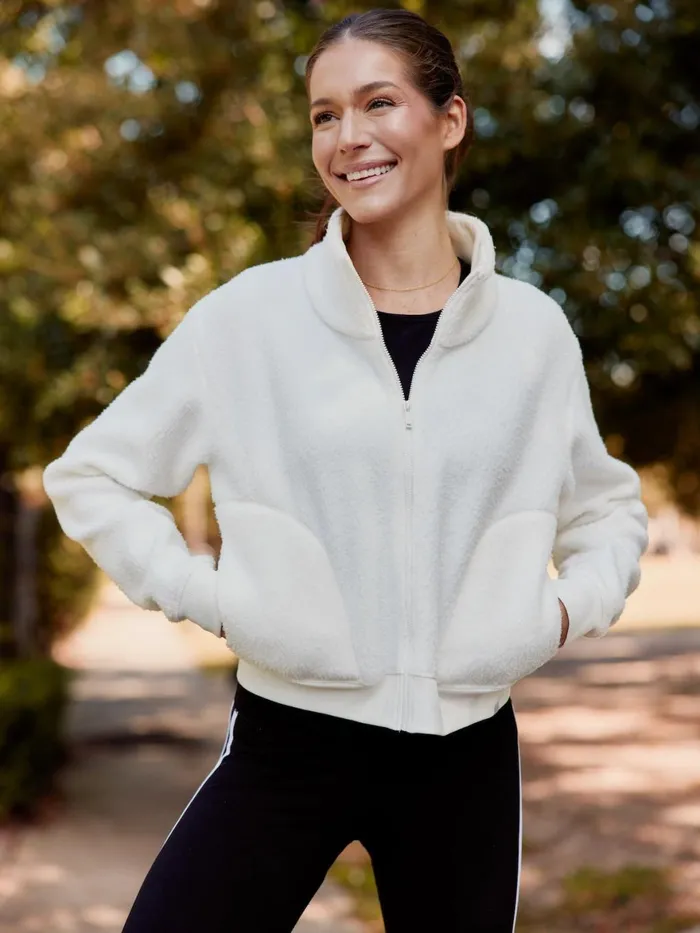 Women Chamonix Sherpa Bomber Jacket Tasc Performance Outerwear