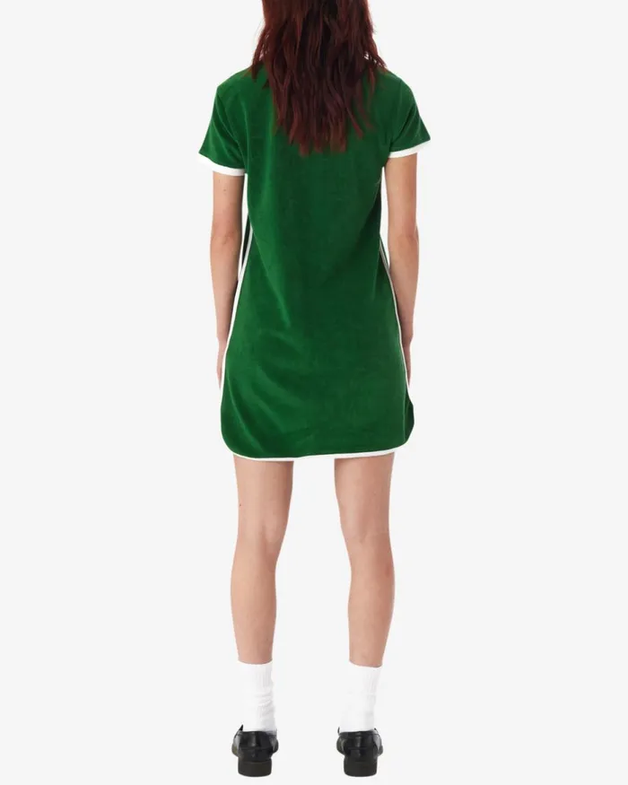 Women CLARE POLO DRESS Agundant Green OBEY Clothing DRESSES