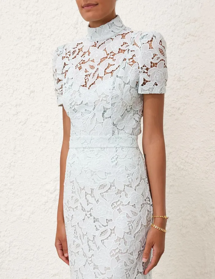 Women Clothing Zimmermann Natura Lace Top Mint